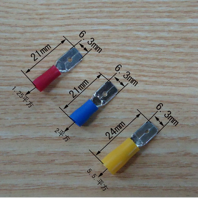 接线端子6.3热缩套铜鼻子