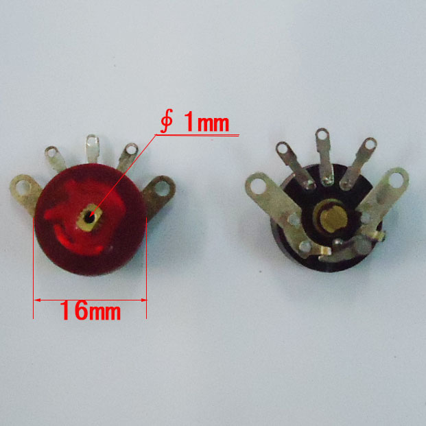 老式半导体收音机电位器音量调谐电位器带开关 10K直径16mm