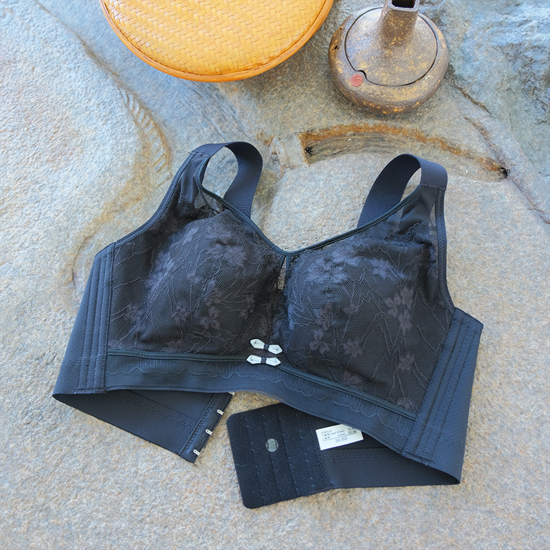 抹胸式国风无钢圈乳胶棉超薄文胸