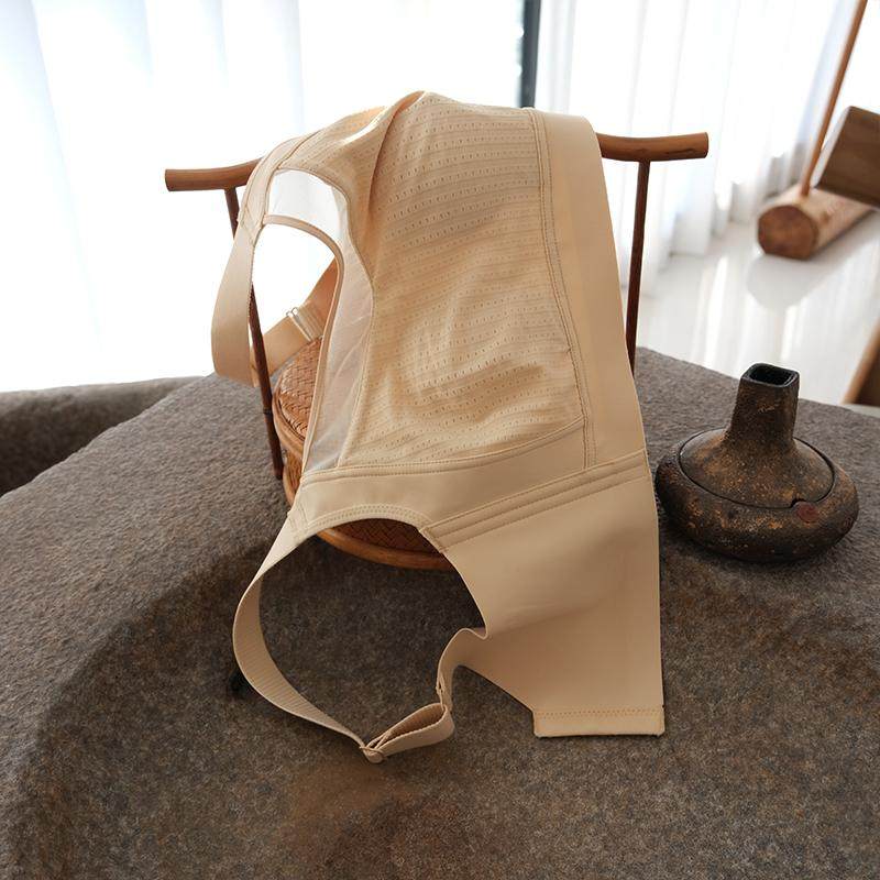 运动无痕光面全罩杯抹胸内衣女无钢圈无海绵大胸显小大码健身文胸