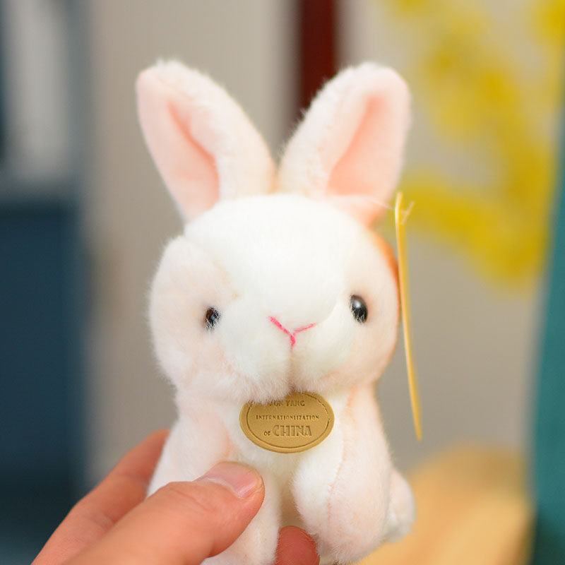 卡通可爱兔子毛绒挂件钥匙扣玩偶小公仔书包挂饰包包饰品摆件礼品