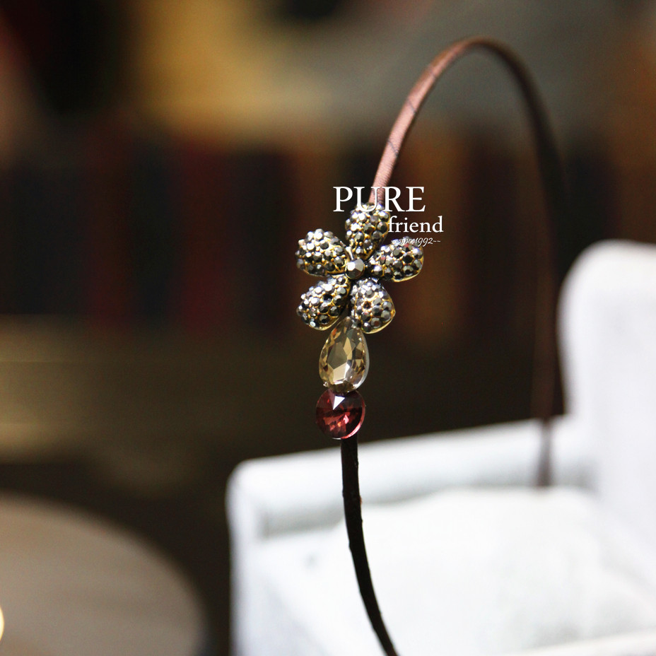 满58包邮进口韩国正品头箍钻花