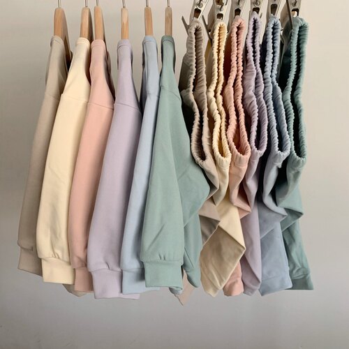 套装德绒家居服宽松秋天