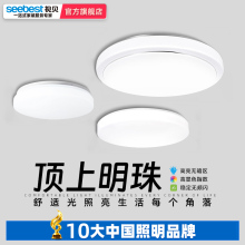 视贝led吸顶灯卧室阳台灯客厅卫生间厨房走廊过道简约面包灯专用