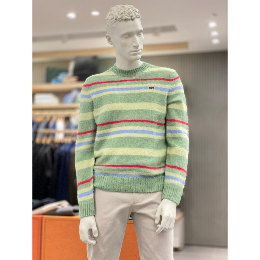 不退换全韩百货LACOSTEMAN韩国代购25冬毛针织衫 AH5940-55N5K18