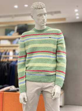 不退换全韩百货LACOSTEMAN韩国代购25冬毛针织衫 AH5940-55N5K18