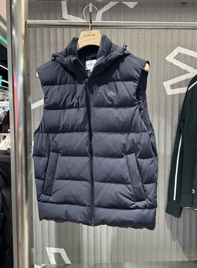 不退换全韩 LACOSTESPORT 韩国代购2025秋 马夹 BH311E-55N 5K24