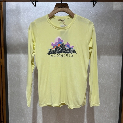 不退换PATAGONIA韩代26春女T恤LS Cap Cool Daily  45462R5 6B09