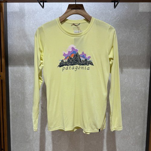 不退换PATAGONIA韩代26春女T恤LS Cap Cool Daily  45462R5 6B09