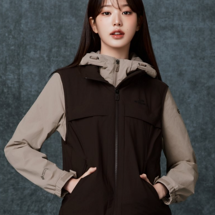 2024秋羽绒马甲EIDER韩国代购