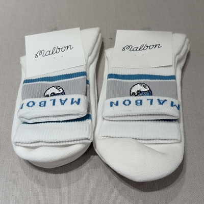 不退换全韩 MALBON  韩国代购 2025冬时尚休闲袜 M6143PSC03 6A07