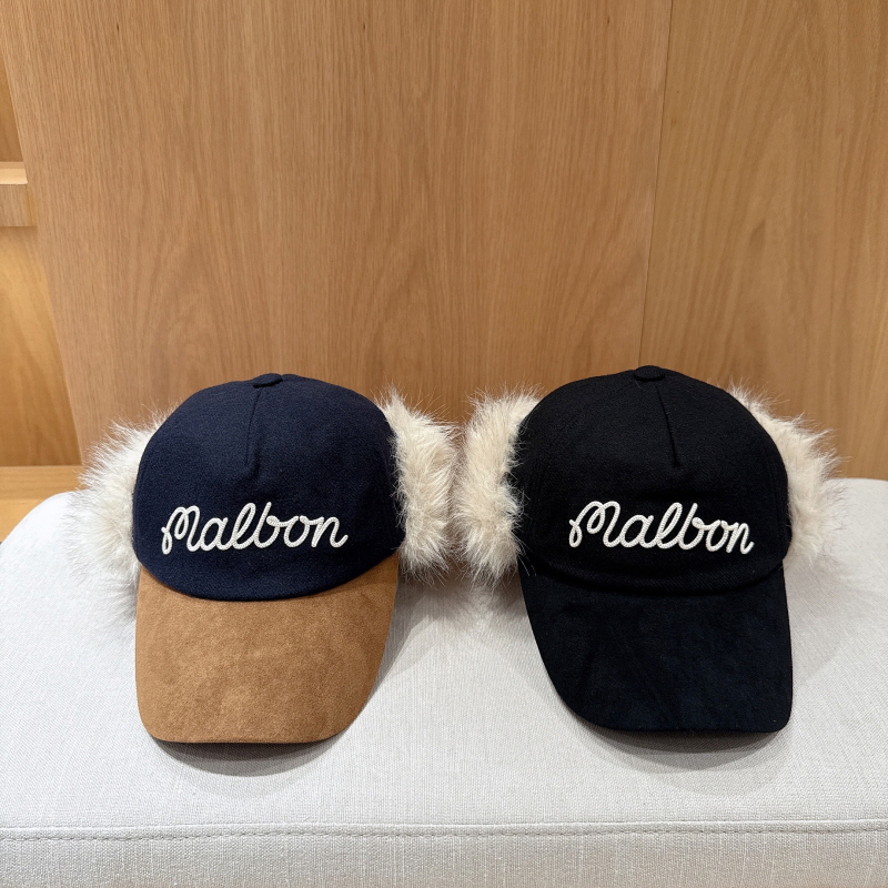 不退换全韩百货MALBON韩国代购2025冬遮阳帽 M5443PCP13 5K12