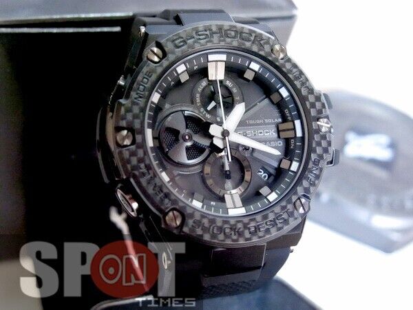 CASIO卡西欧G Shock钢太阳能蓝牙男士手表GST B100X 1A-封面