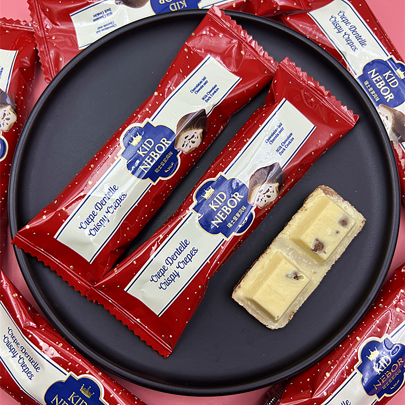 好邻居马卡龙爆浆夹心脆饼散装巧克力味办公休闲零食结婚专用喜糖