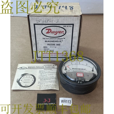 原装供应- Dwyer Magnehelic 型号 2004 规格 0-4 英寸 H2O 15PSI