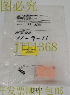 原装供应袋 IFM IN5230 感应传感器 IN-3002-BPKG/AS-610-T + ！