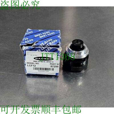 原装供应横幅 LCF12 12 毫米 C 卡口镜头 57299。 Loc6E-8 银色