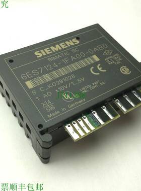 原装供应6ES7 124-1FA00-0AB0 模拟电子模块,1 输出, Simatic SC