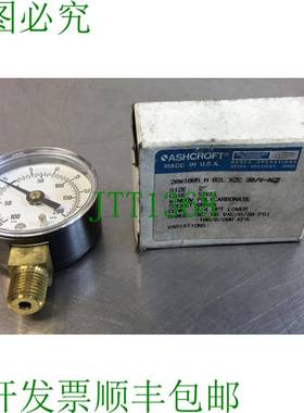 原装供应Ashcroft 压力表 20W1005 H 02L XZC 30/V-AGZ Loc.6A