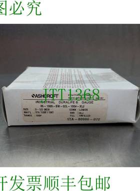 原装供应Ashcroft 35-1009-SW-02L-100 工业 Duralife 规格。 6D-