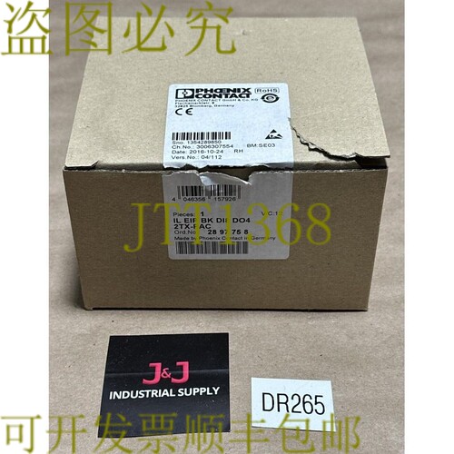 原装供应开箱- Phoenix Contact 2897758 IL EIP BK DI8 DO4 2TX-