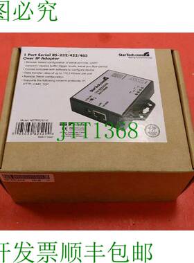 原装供应StarTech.com RS-232/422/485 1Port Over IP Adapter 3A