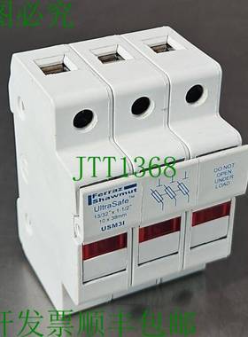 原装供应Ferraz Shawmut USM3I 3 杆保险丝支架 600V 30A loc4D34