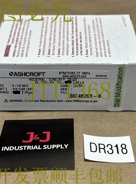 原装供应- Ashcroft 25-1009-SW-02L-1MPA 工业 Duralife 规格 0-