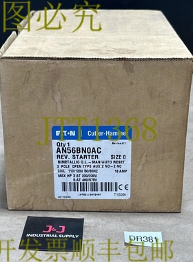 原装供应开箱- Cutler-Hammer C1 AN56BN0AC NEMA 0 Starter 110