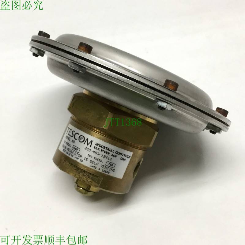 原装供应Tescom 269-493-12412 自通风压力调节器 1000psi 英寸 7