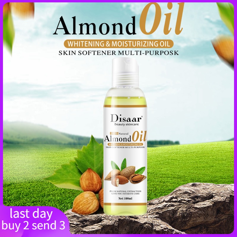 Natural Organic Almond Oil Body Massage Skin Relaxation SPA