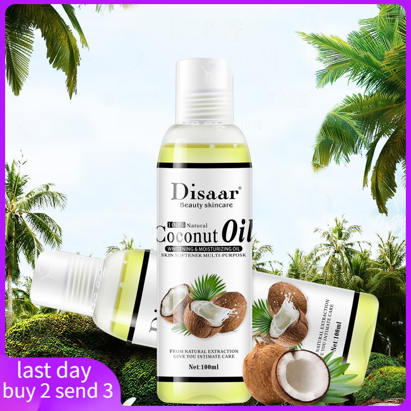 Coconut oil base oil skin care face facial massage brighten