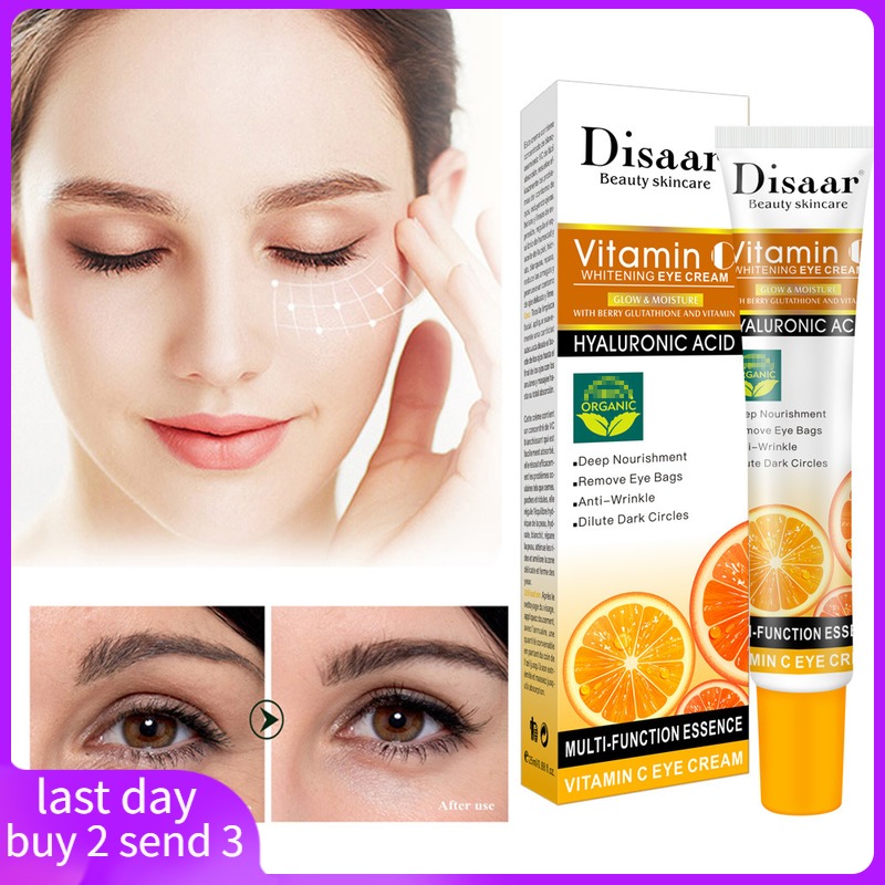Vitamin C Eye Cream Whitening Remove Dark Circles Eye Bags