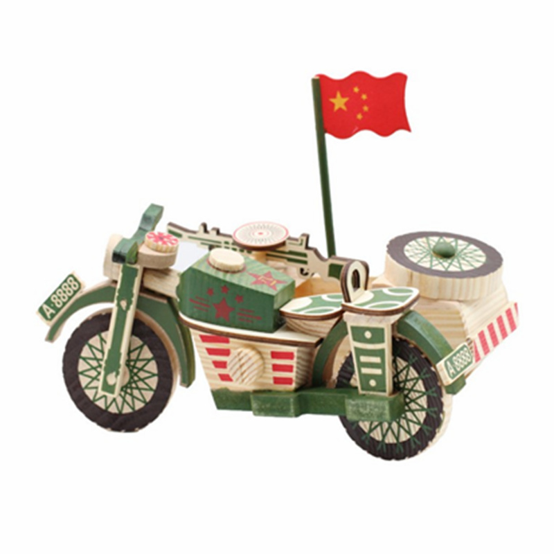 木制儿童玩具彩色边三轮摩托车仿古车模型景区热卖工艺品厂家直销在类目 玩具/童车/益智/积木/模型, 静态模型, 车模中 - 来自Buy2taobao.com提供专业的淘宝代购服务