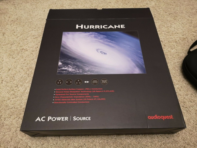 Audioquest AQ线圣 Hurricane 飓风 电源线 音源版/高电流版 行货