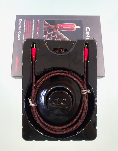 美国Audioquest AQ 线圣 Cinnamon肉桂 数码同轴线 全新正品行货