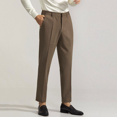 修身西装裤飞鸾鸟休闲裤