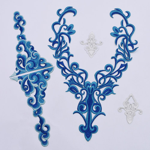 演出服装花纹刺绣布贴花古风装饰