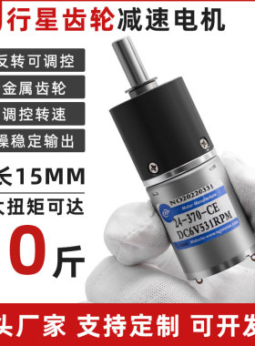 GA24Y-370微型直流行星减速电机6V12V24V调速正反转低速小马达