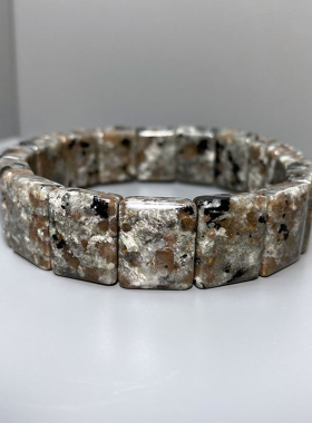 天然火焰石手牌男女款火灵芝老料民族风冷门素圈手串饰品礼物