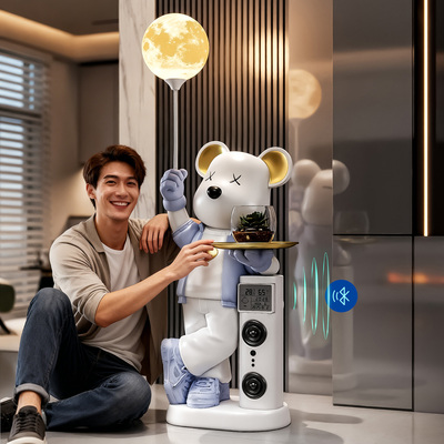 暴力熊摆件客厅高端大气上档次