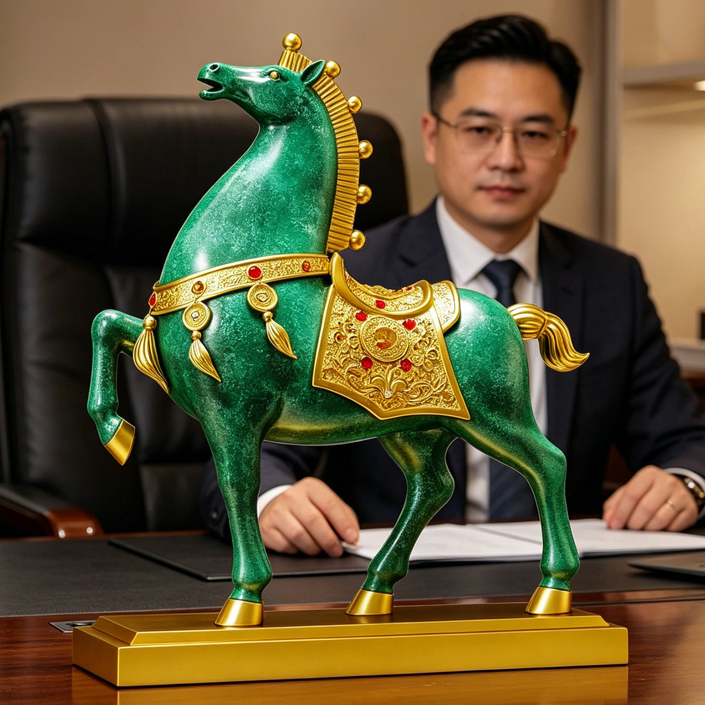 马到成功招财摆件开业礼物图片