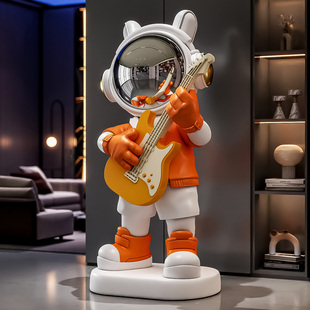 太空人宇航员落地大型摆件音乐艺术客厅电视柜乔迁新居礼物新房子