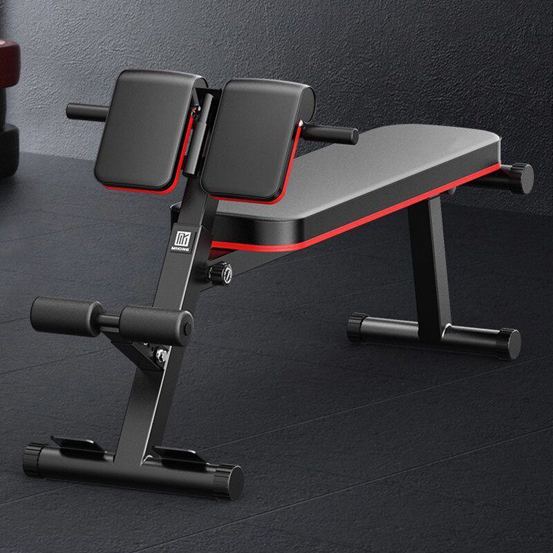 可以折叠的罗马椅仰卧起坐板辅助器卧推凳山羊挺家用男士健身器材