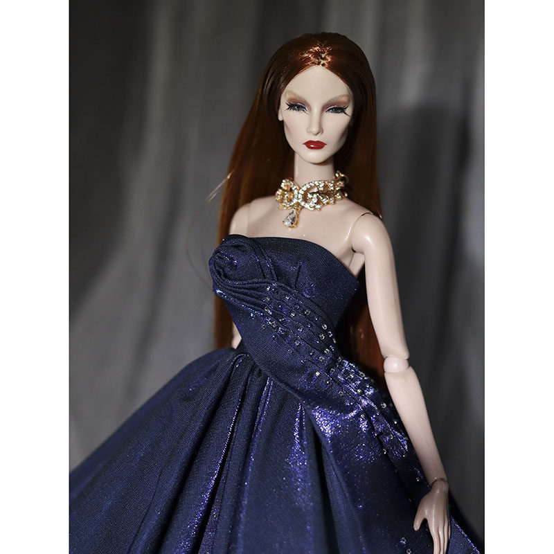 【 定做】30cmBJD娃衣巴睹尔bedoll娃娃6分比mico女兵人fr2连衣裙