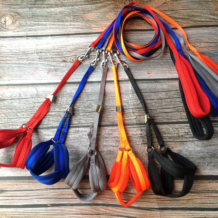 猫狗用品牵引绳狗绳子宠物中型小型犬猫背心式项圈胸背带遛狗链子