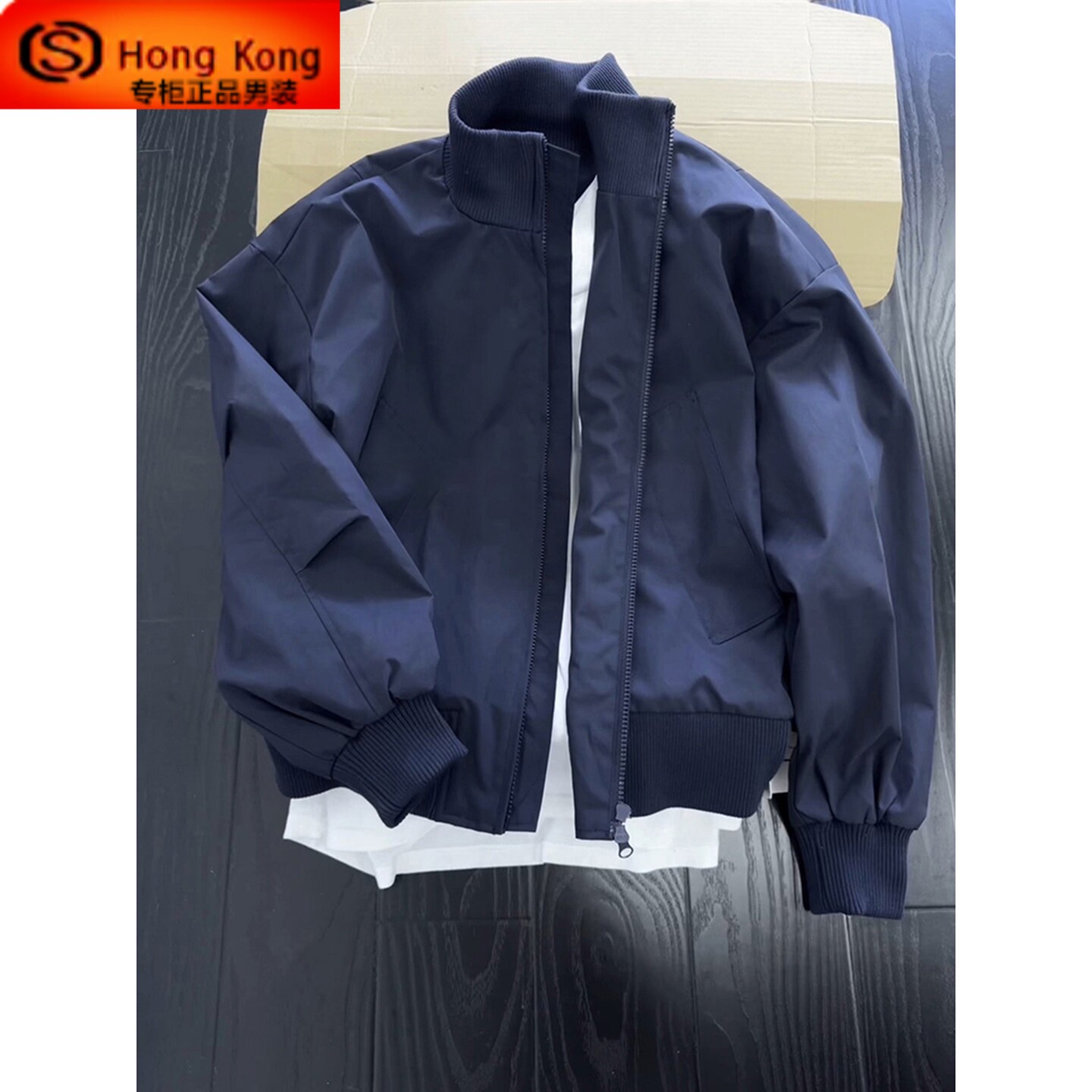 立领飞行员夹克男2026新款春秋季高端潮牌美式高街棒球服男士外套