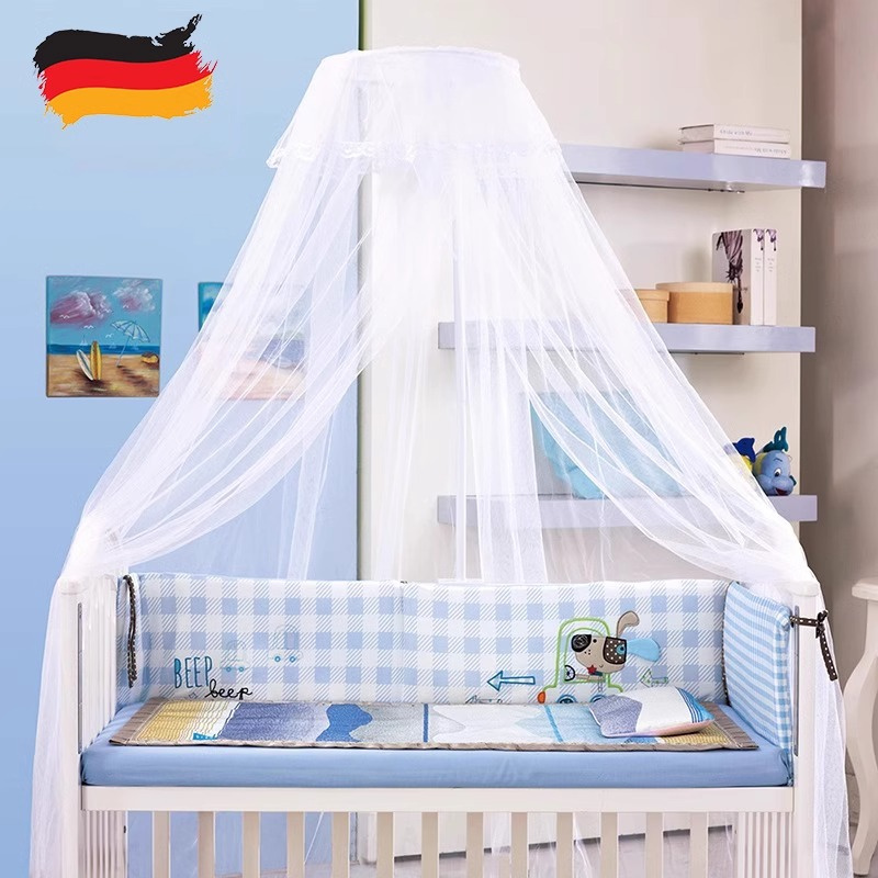 德国婴儿床蚊帐全罩式免打孔