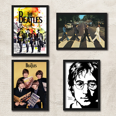 TheBeatles披头士带框装饰画