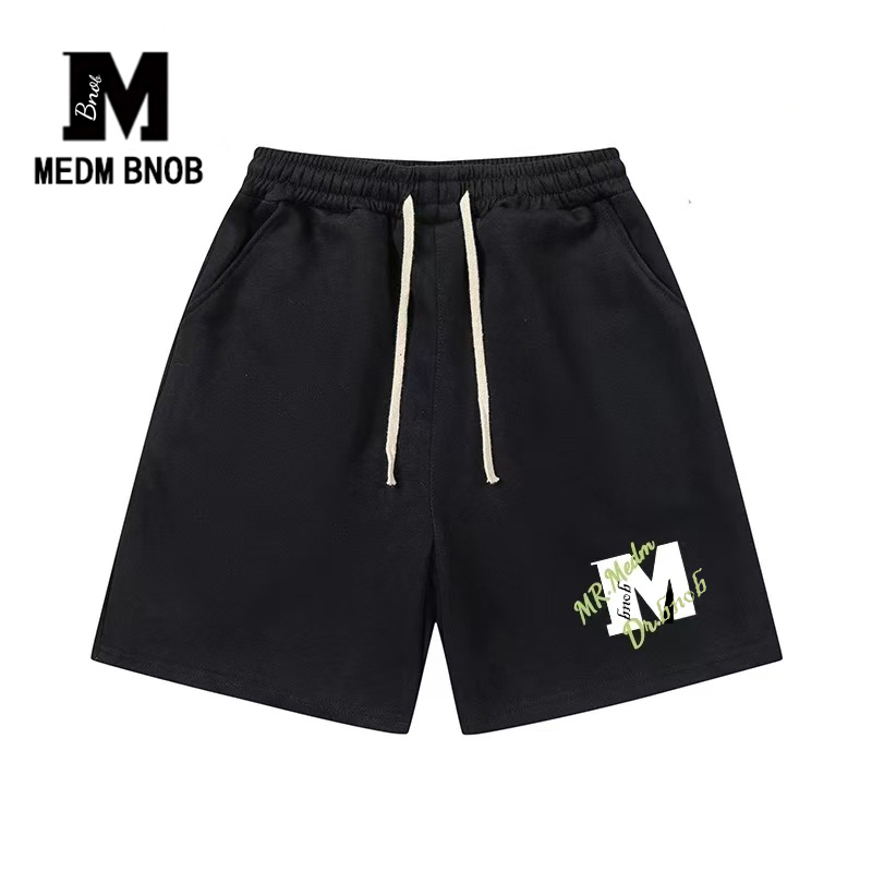 正品推荐MEDMBNOB纯棉休闲短裤